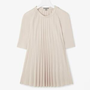 COS Cream Pleated Blouse